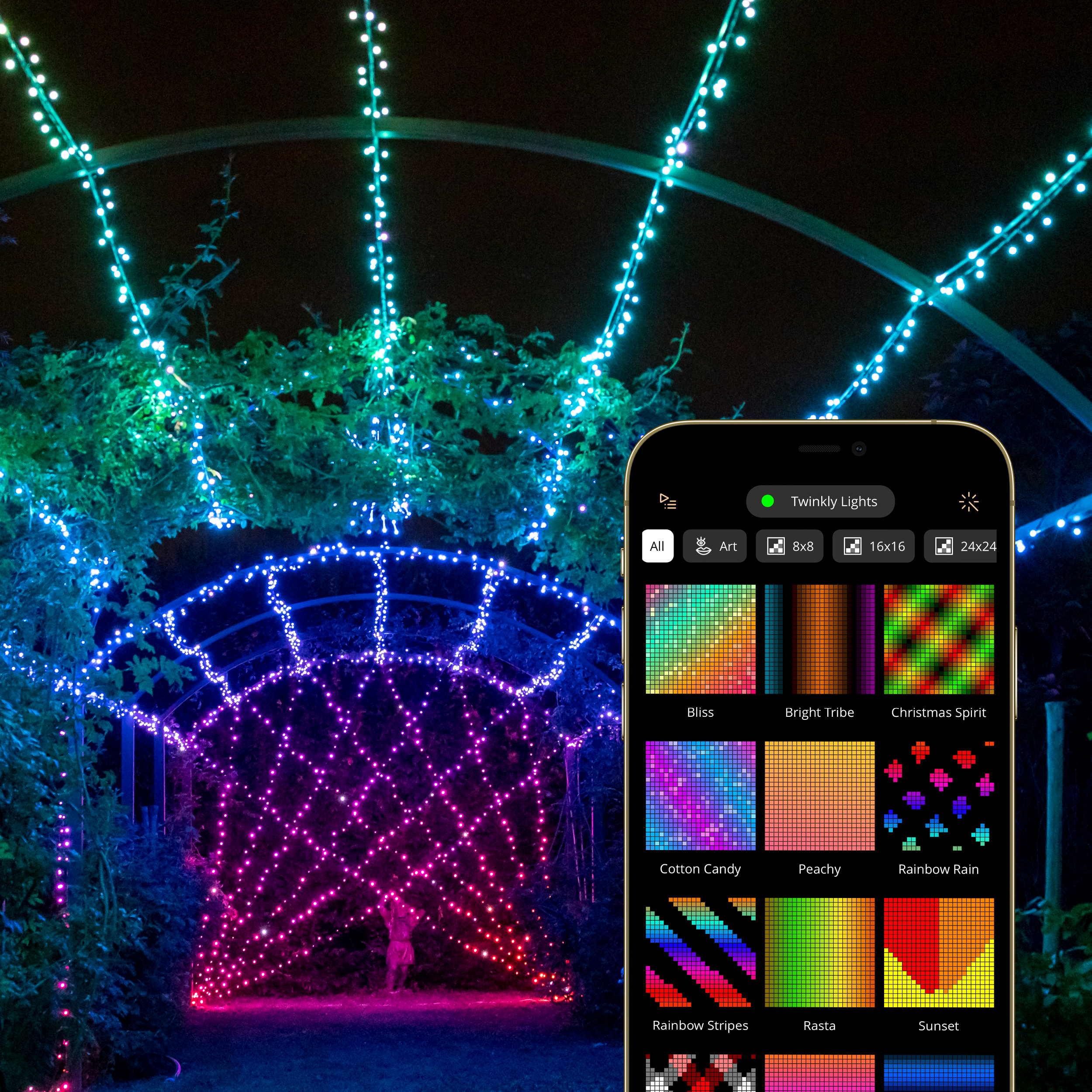 twinkly-strings-multicolor-white-smart-led-lichterkette-app-gesteuert-16m-farben image 3