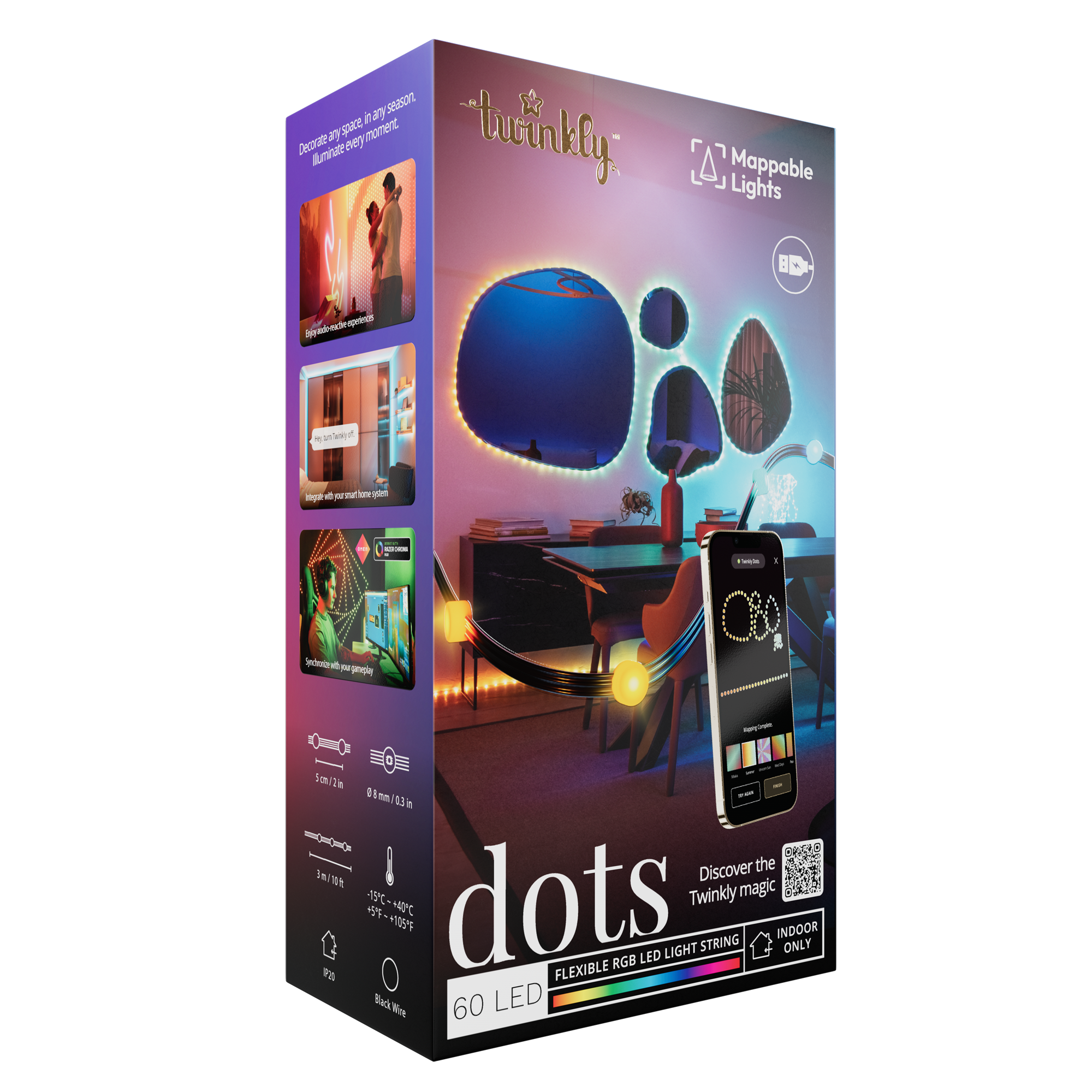 twinkly-dots-60-smart-mini-led-lichter-mit-flexibler-leitung-f-r-akzent-und-gami image 6