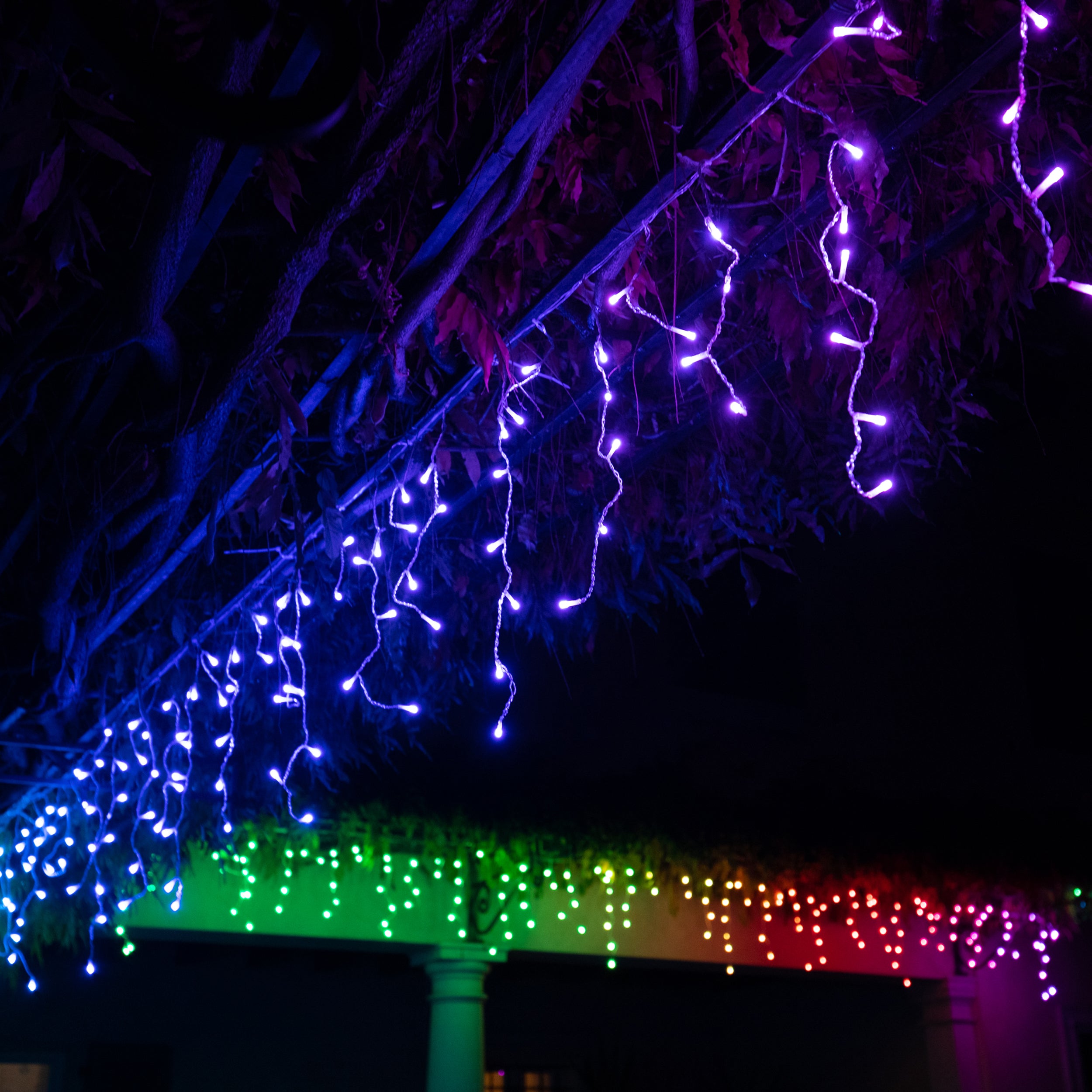 twinkly-icicle-multicolor-white-smart-led-lichtervorhang-au-en-geeignet-16m-farb image 5