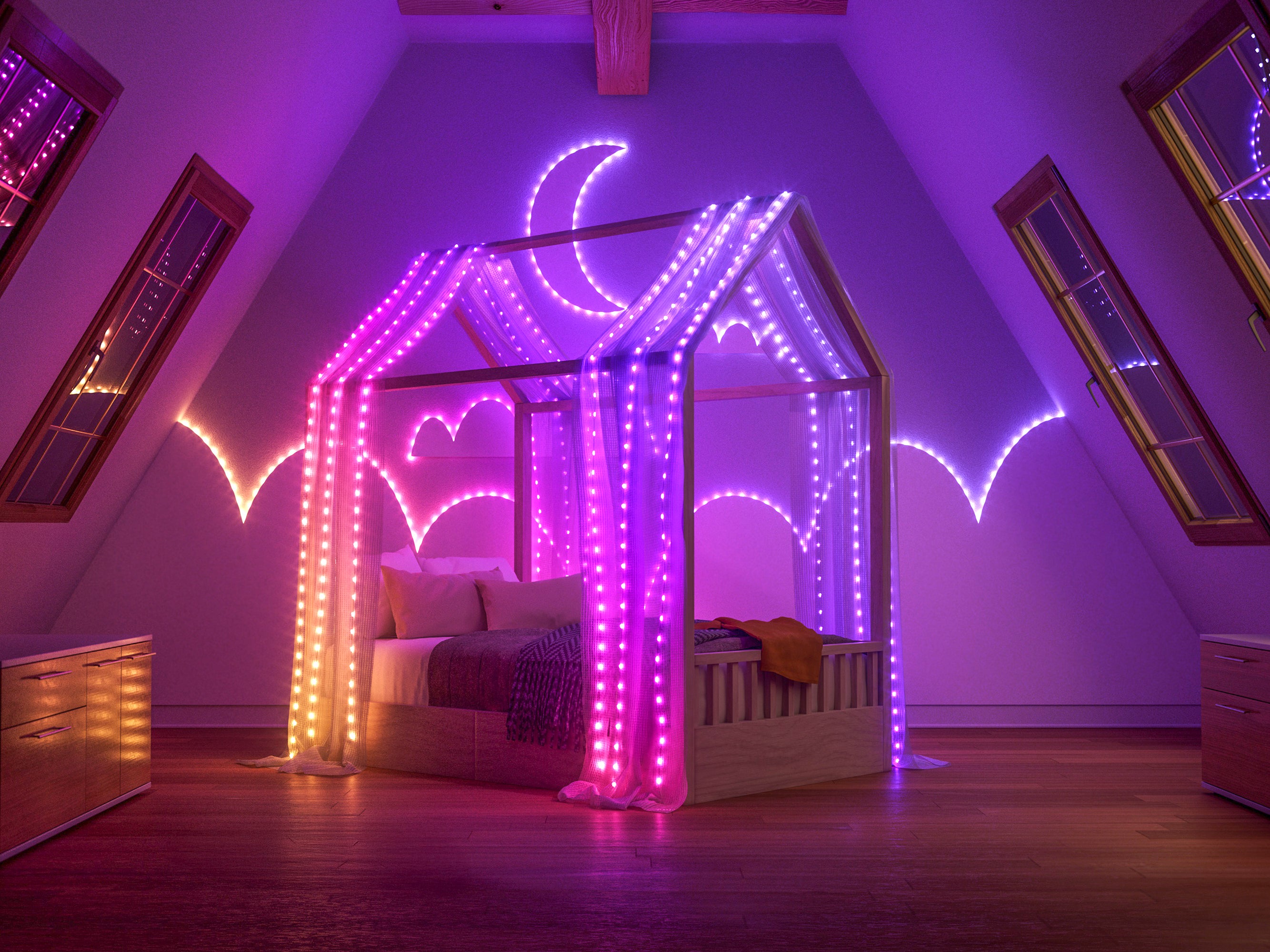 twinkly-hearts-strings-usb-c-smarte-herz-lichterkette-mit-app-gesteuerten-led-he image 4