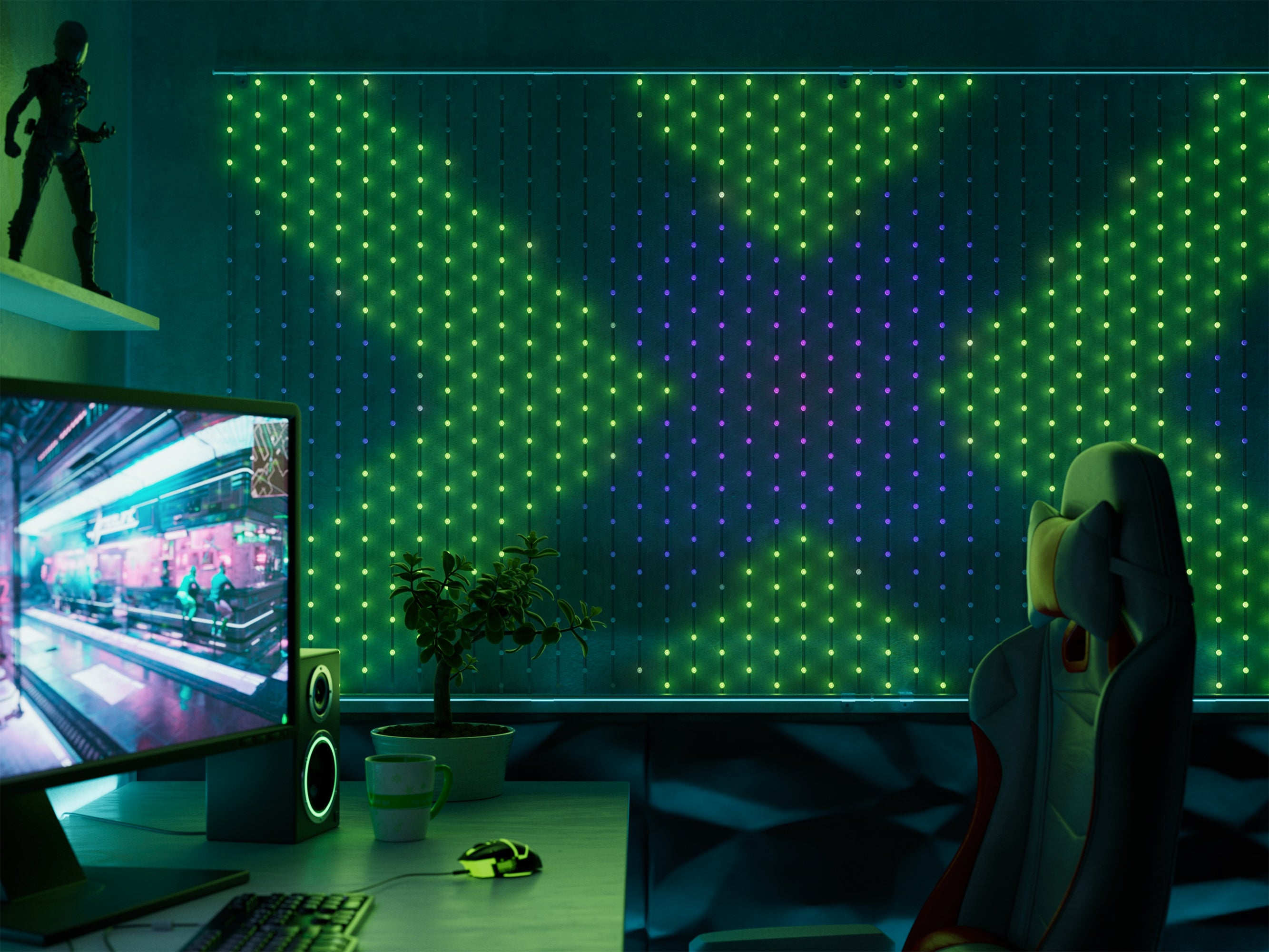 twinkly-matrix-smarte-led-lichtvorhang-fl-che-mit-h-chster-led-dichte-f-r-gaming image 1