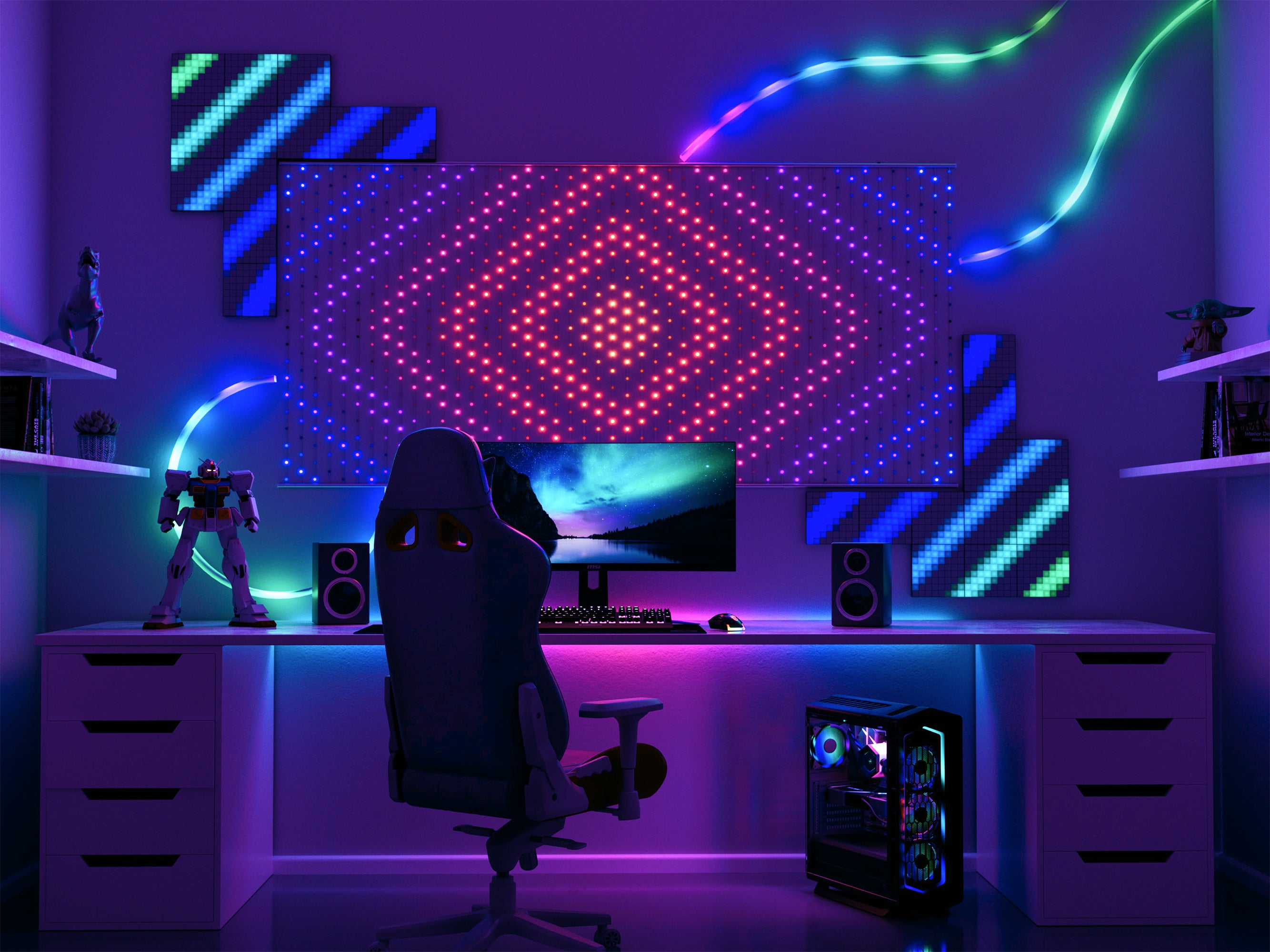 twinkly-matrix-smarte-led-lichtvorhang-fl-che-mit-h-chster-led-dichte-f-r-gaming image 7