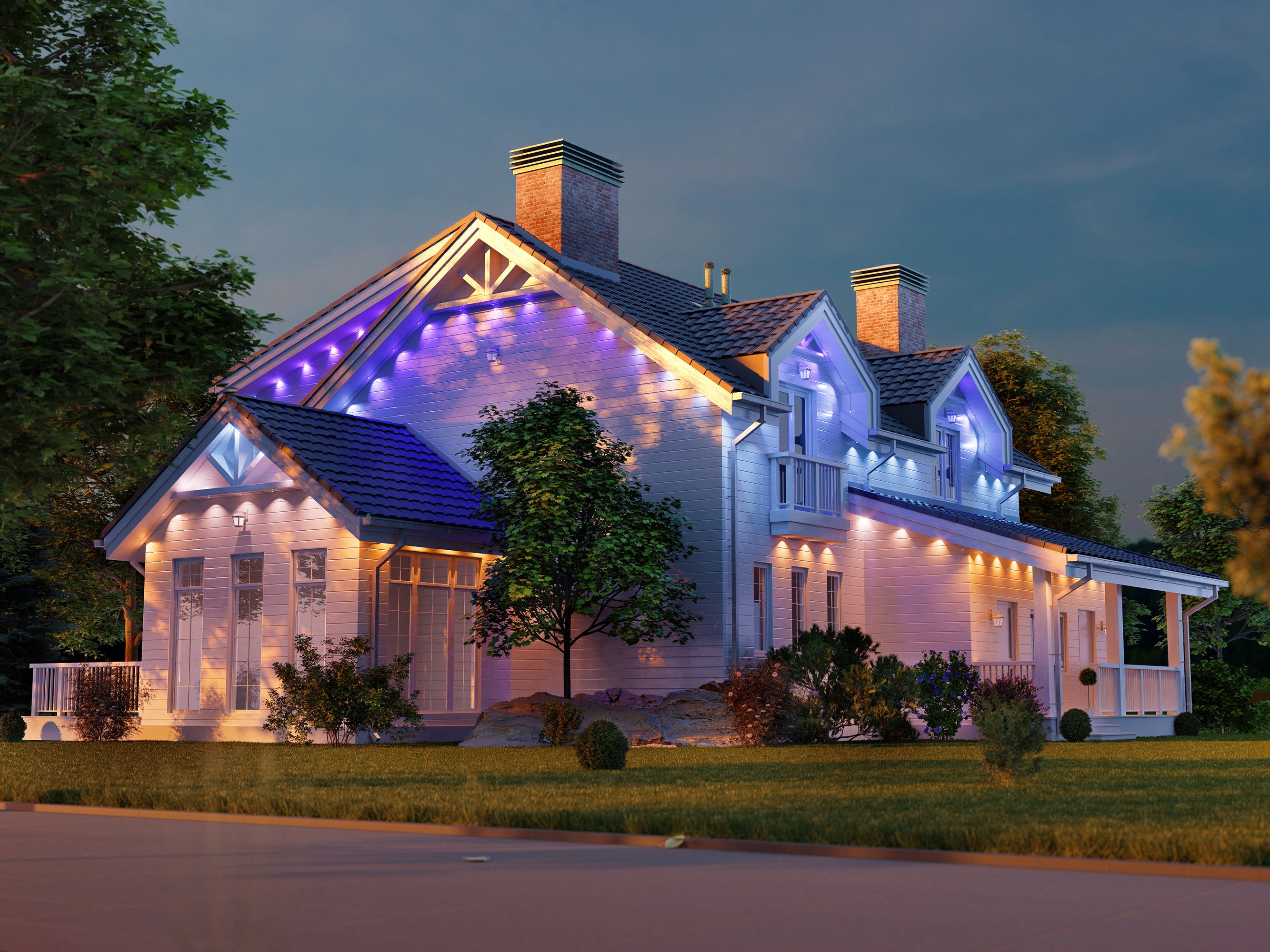 twinkly-permanent-lights-smart-led-dauerbeleuchtung-wetterfest-f-r-dachlinie-fas image 1