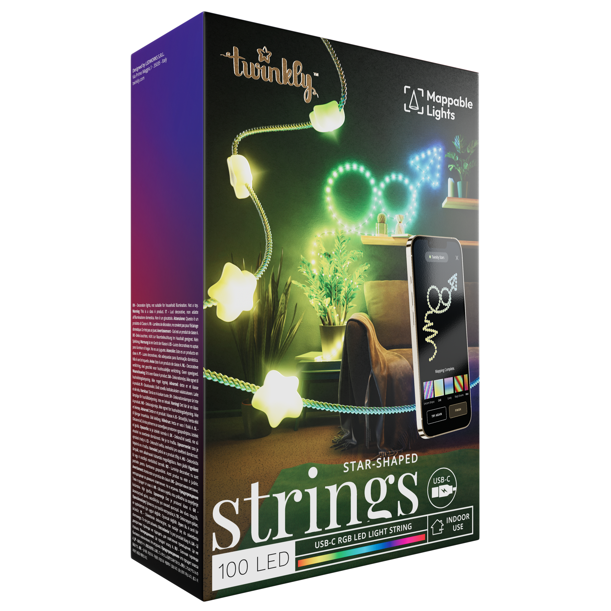 twinkly-stars-strings-usb-c-smart-stern-lichterkette-indoor-sternenhimmel-effekt image 6