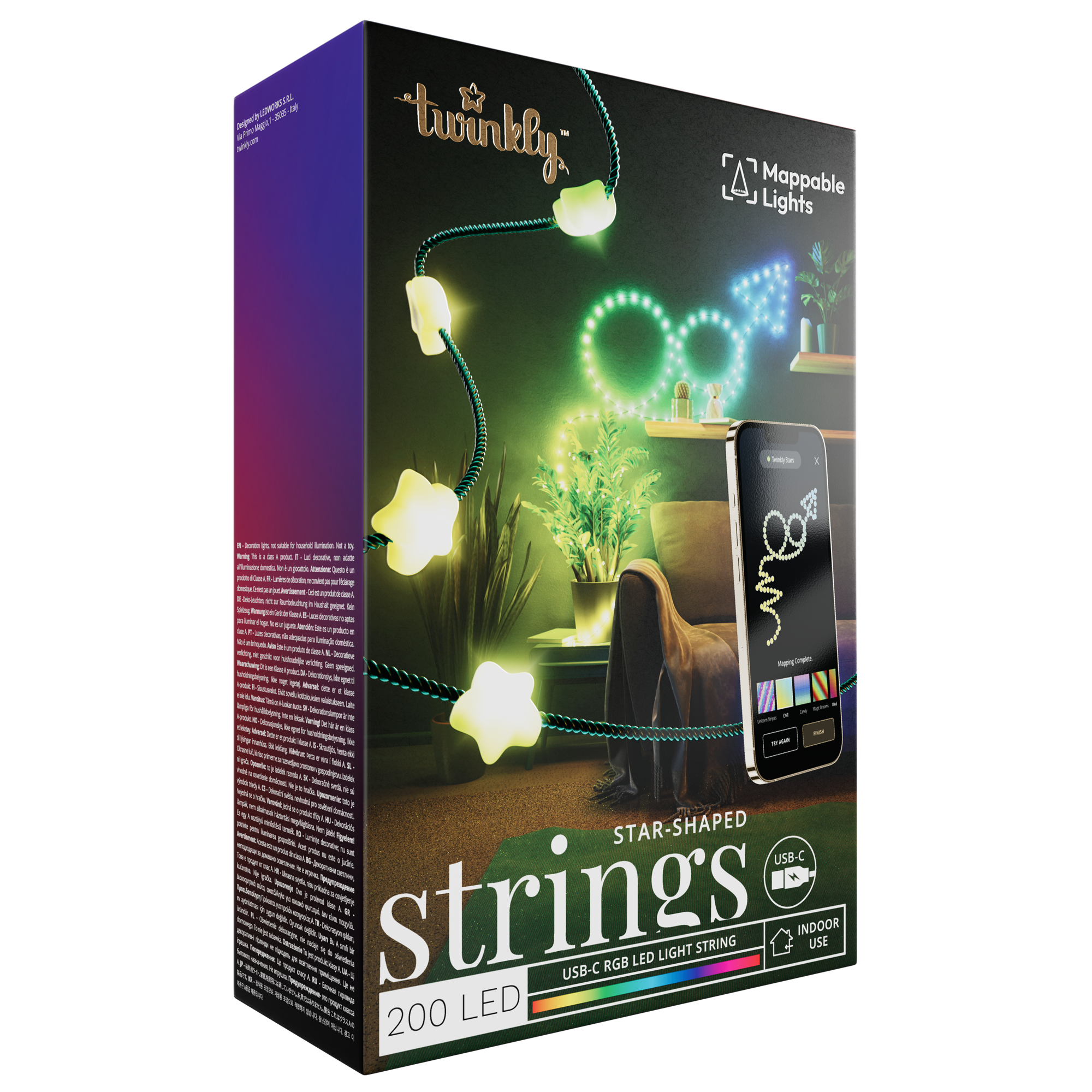 twinkly-stars-strings-usb-c-smart-stern-lichterkette-indoor-sternenhimmel-effekt image 7