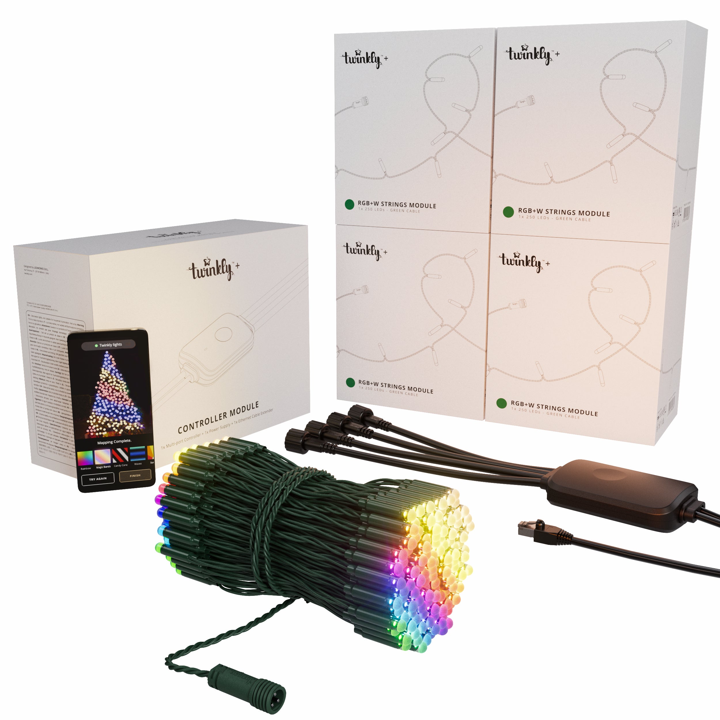 twinkly-outdoors-strings-controller-bundle-1000-smart-leds-4-port-controller-wet image 6