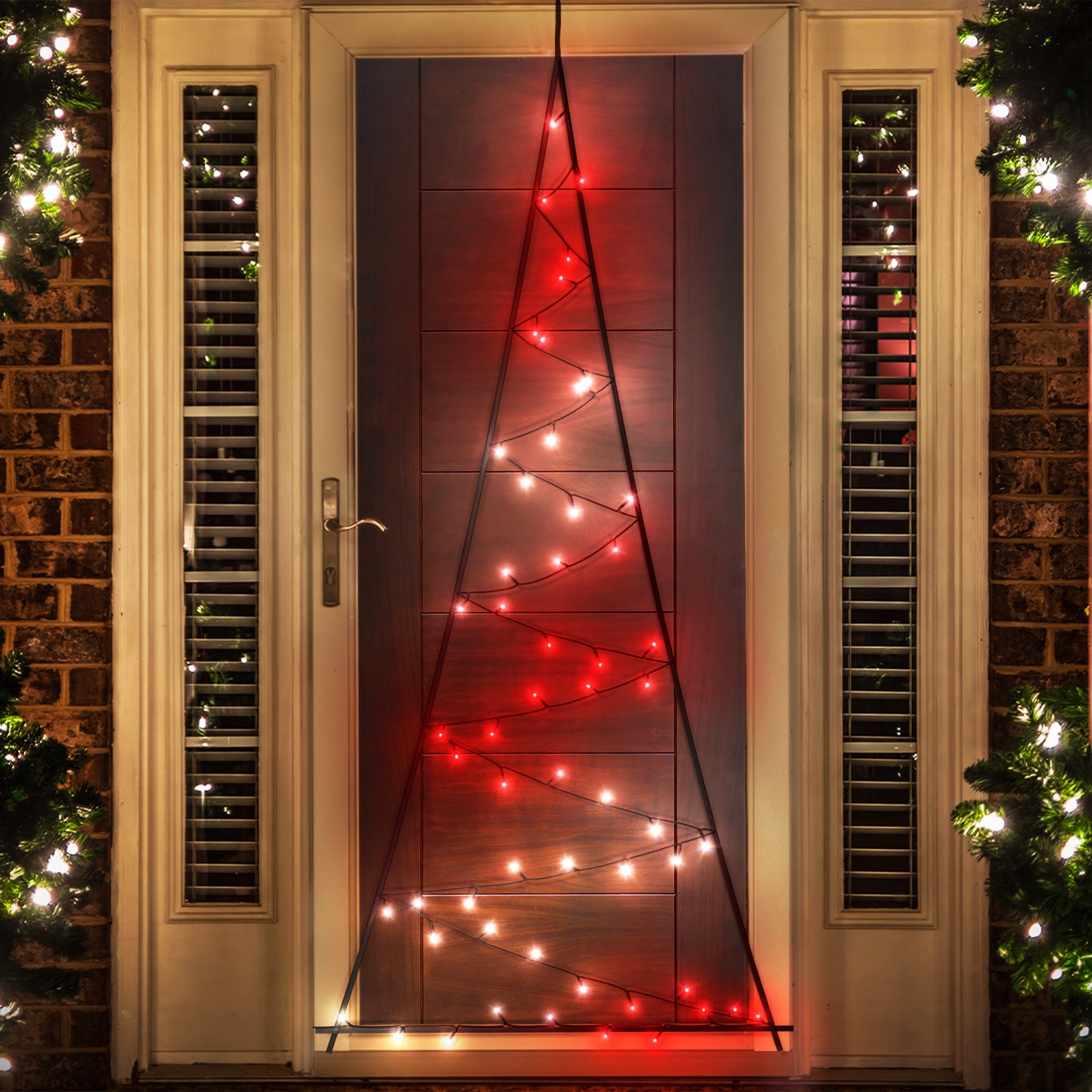 twinkly-light-tree-2d-flacher-smart-weihnachtsbaum-aufh-ngen-an-t-r-wand-indoor- image 3